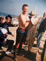 Олег с огромной рыбой